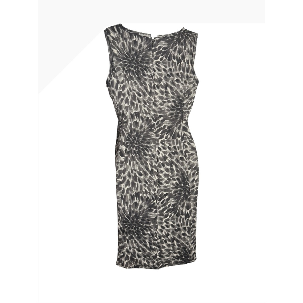 Ann Taylor Dress Size‎ 8 Sleeveless Silk Animal Print Sheath Career Dress 🤎🖤🤎 - Picture 5 of 8